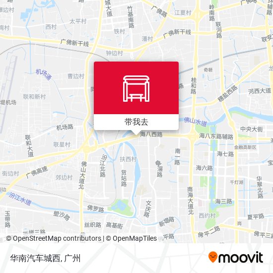 华南汽车城西地图