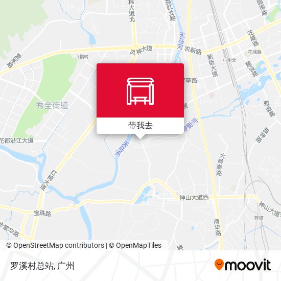 罗溪村总站地图