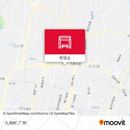 九湖村地图