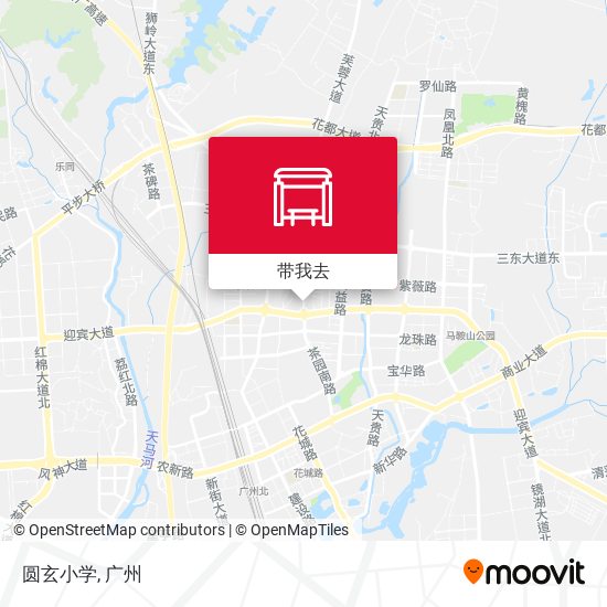 圆玄小学地图
