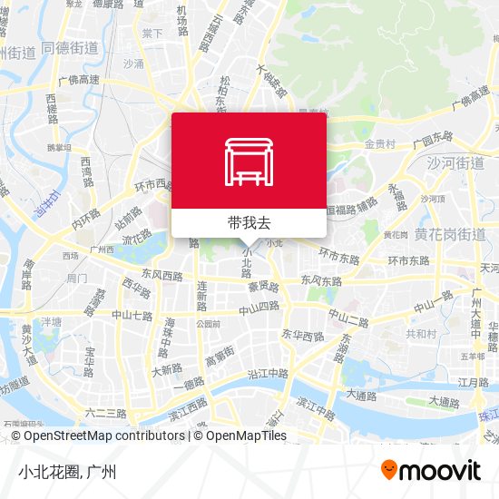 小北花圈地图