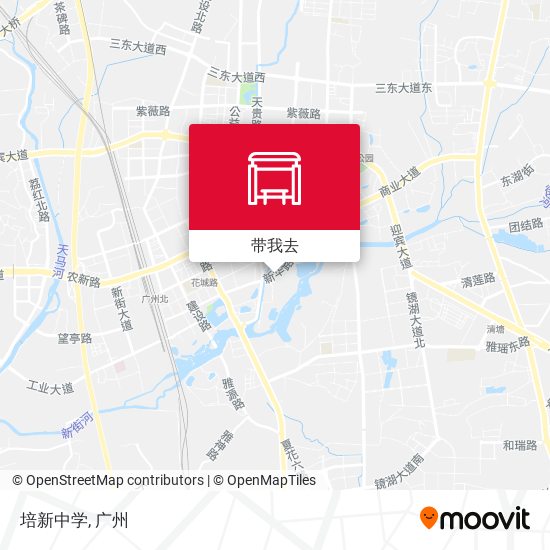 培新中学地图