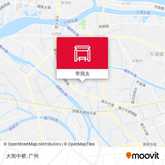 大简中桥地图
