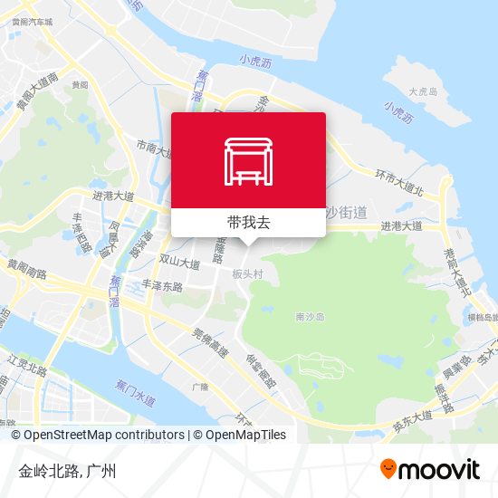 金岭北路地图
