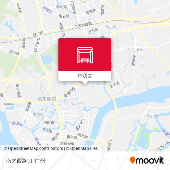 南岗西路口地图