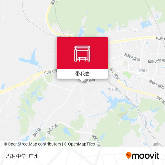 冯村中学地图