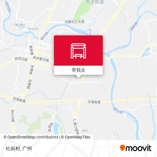 社岗村地图