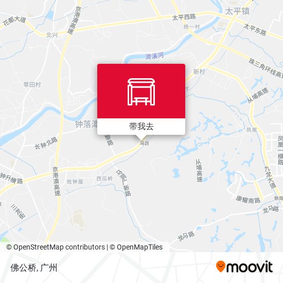 佛公桥地图