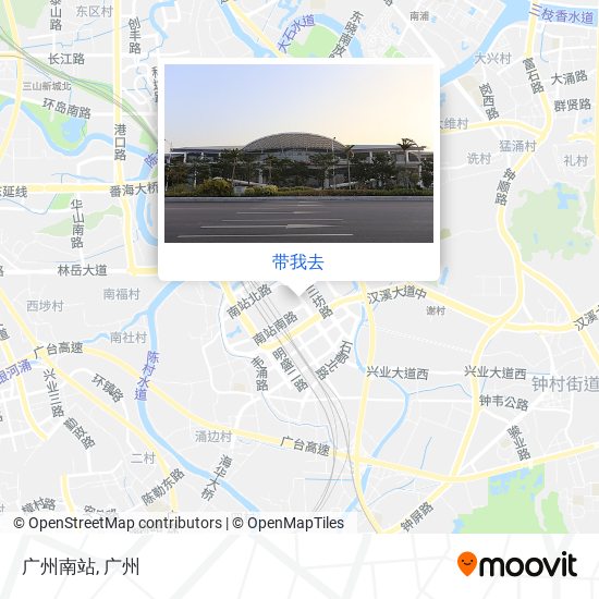 广州南站地图