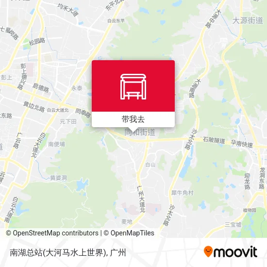 南湖总站(大河马水上世界)地图