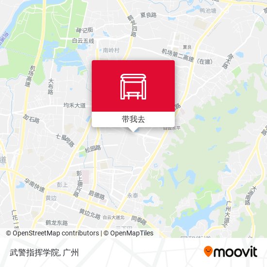 武警指挥学院地图