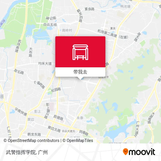 武警指挥学院地图