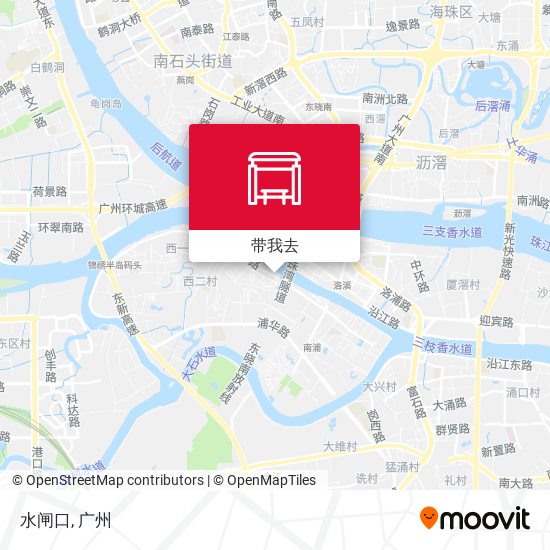 水闸口地图