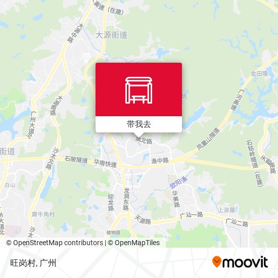 旺岗村地图
