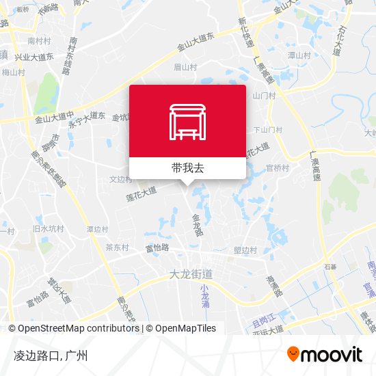 凌边路口地图