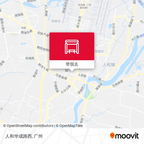人和华成路西地图