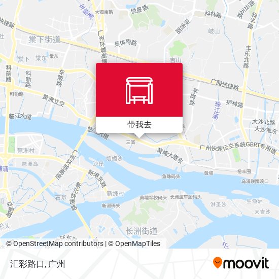 汇彩路口地图