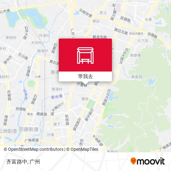 齐富路中地图