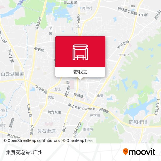 集贤苑总站地图