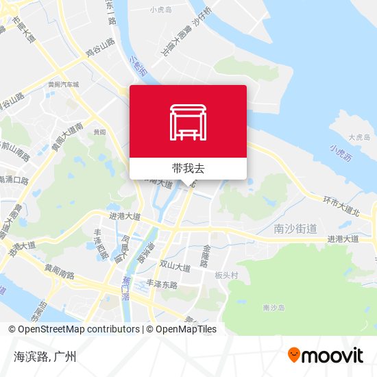 海滨路地图