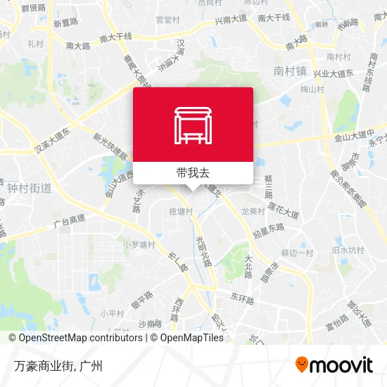 万豪商业街地图