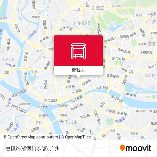 惠福路(省医门诊部)地图