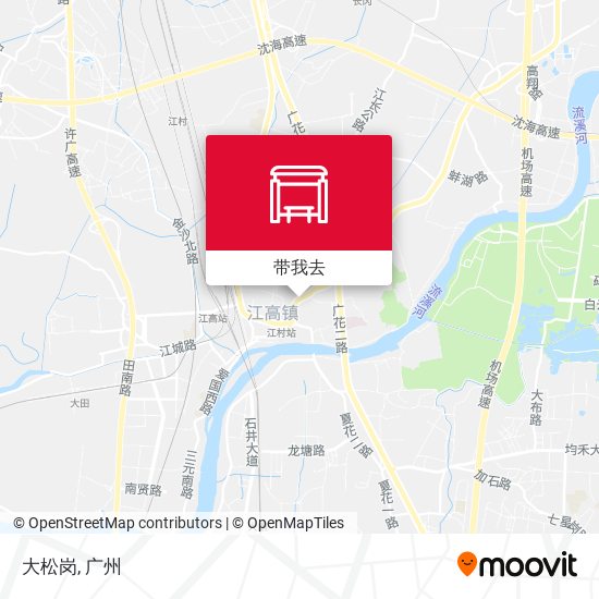 大松岗地图
