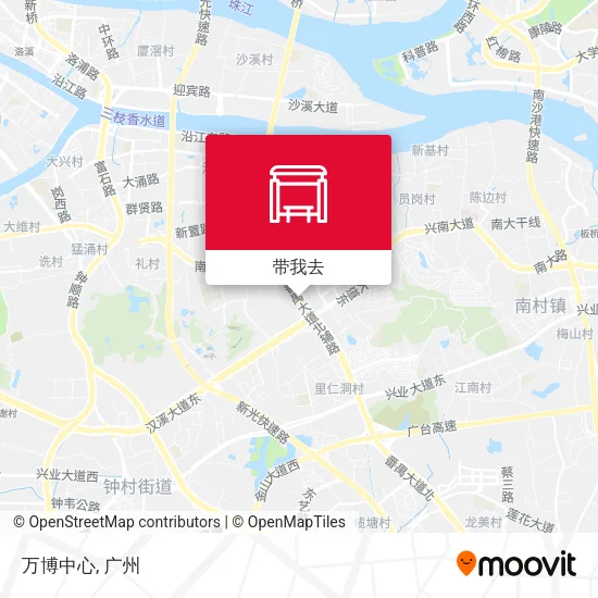 万博中心地图
