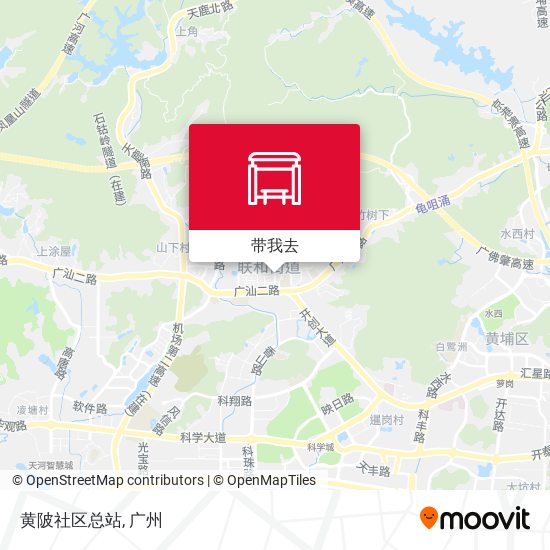 黄陂社区总站地图