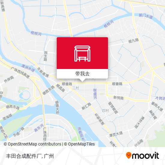 丰田合成配件厂地图