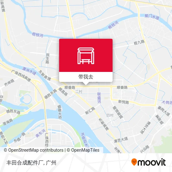 丰田合成配件厂地图