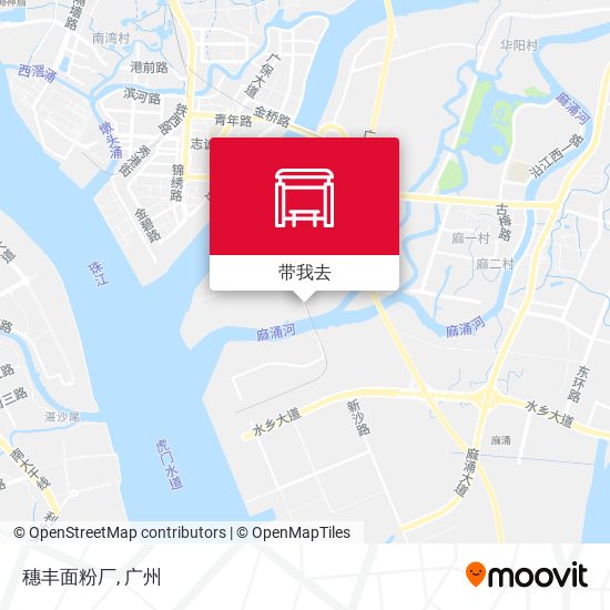 穗丰面粉厂地图
