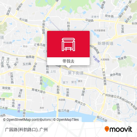 广园路(科韵路口)地图