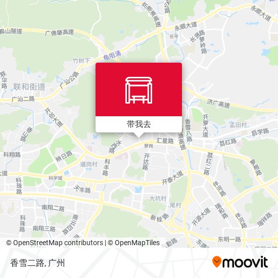 香雪二路地图