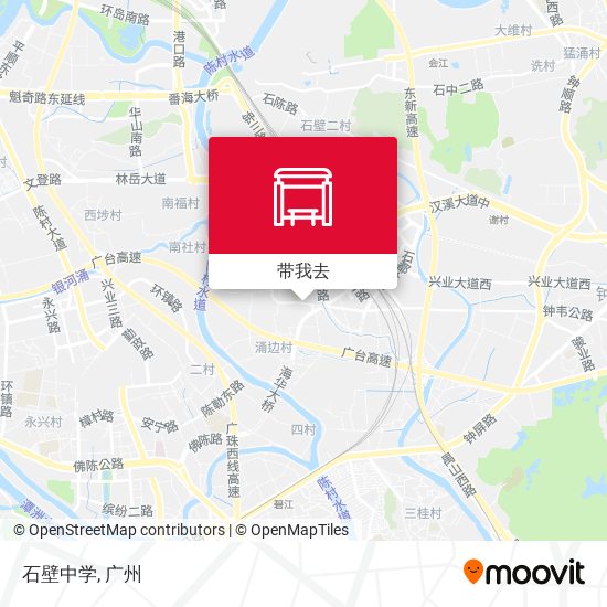 石壁中学地图