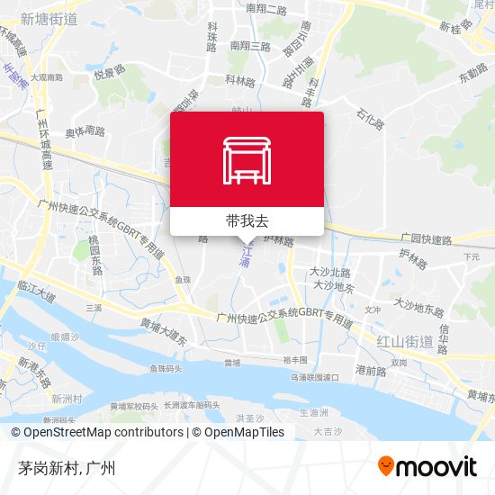 茅岗新村地图