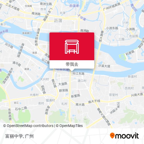 富丽中学地图