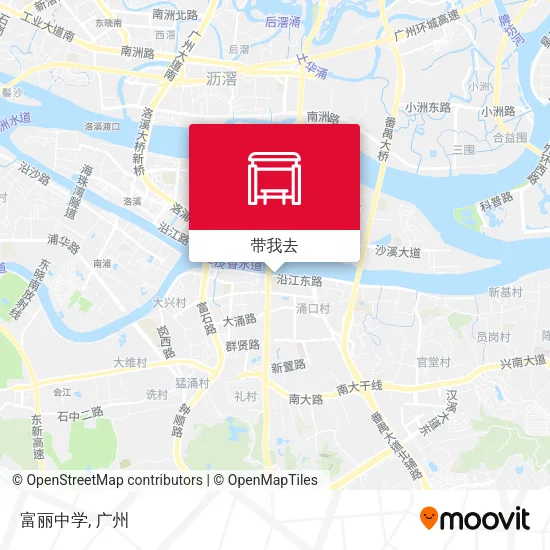 富丽中学地图