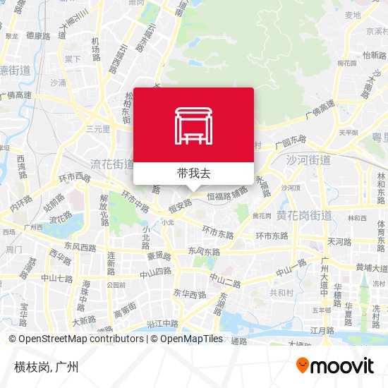 横枝岗地图