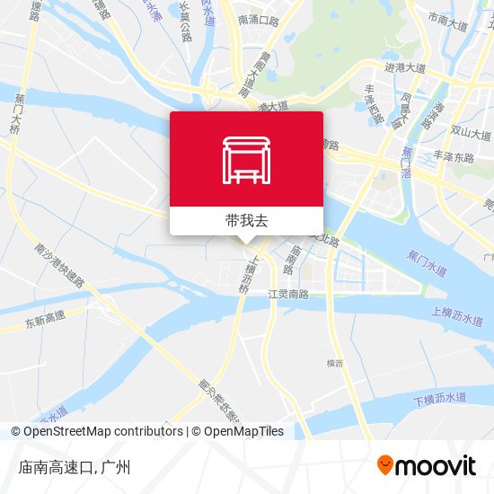 庙南高速口地图