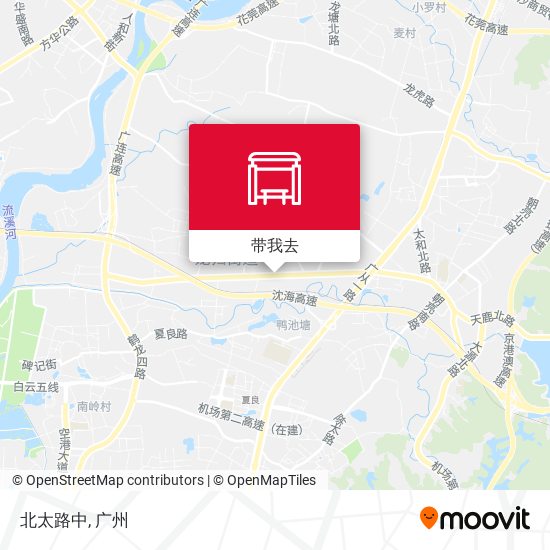 北太路中地图