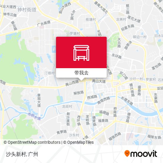 沙头新村地图