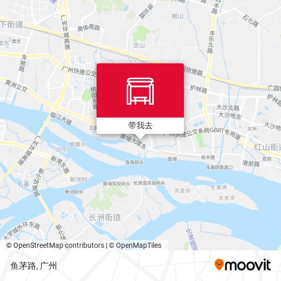 鱼茅路地图