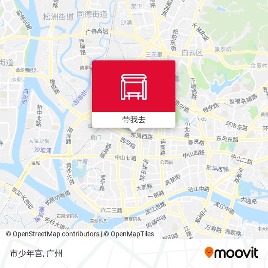 市少年宫地图