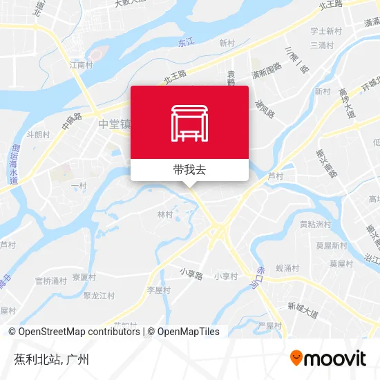 蕉利北站地图