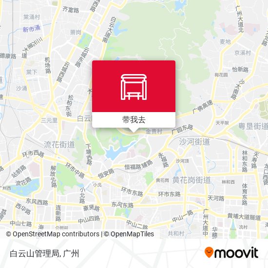 白云山管理局地图