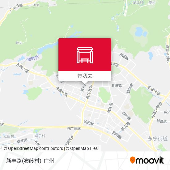 新丰路(布岭村)地图