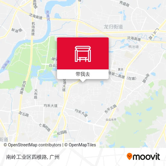 南岭工业区四横路地图