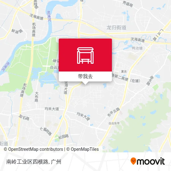南岭工业区四横路地图