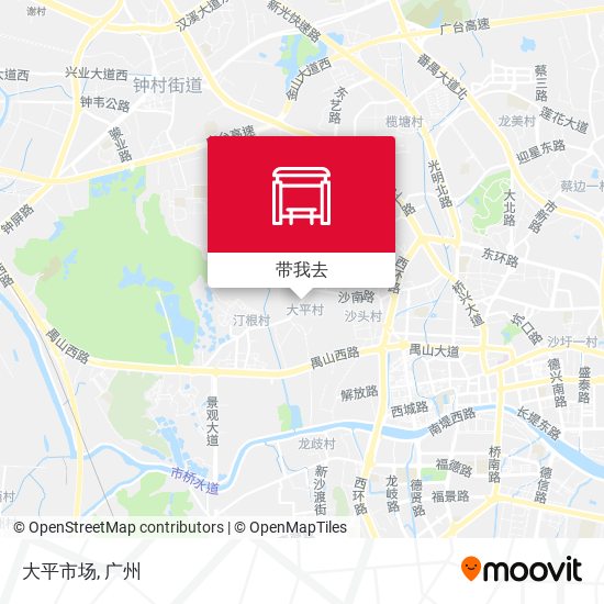 大平市场地图
